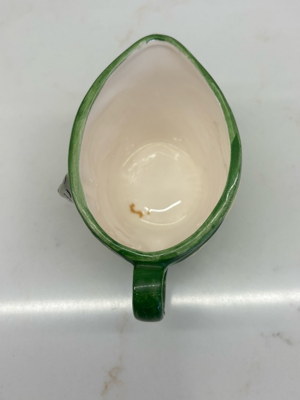 Vintage Kitschy Mouse in Corn Cob Textured Creamer Butter Server Pitcher Japan - Picture 3 of 6